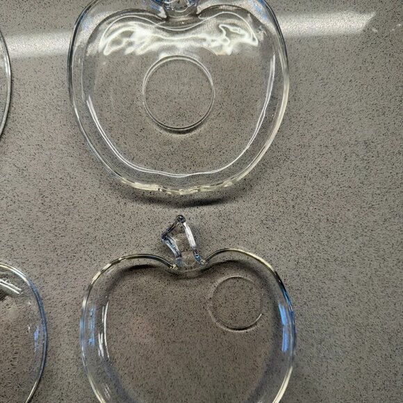 Hazel Atlas Orchard Apple Snack Plates – Vintage Mid-Century - Set of 6 - Picture 6 of 10
